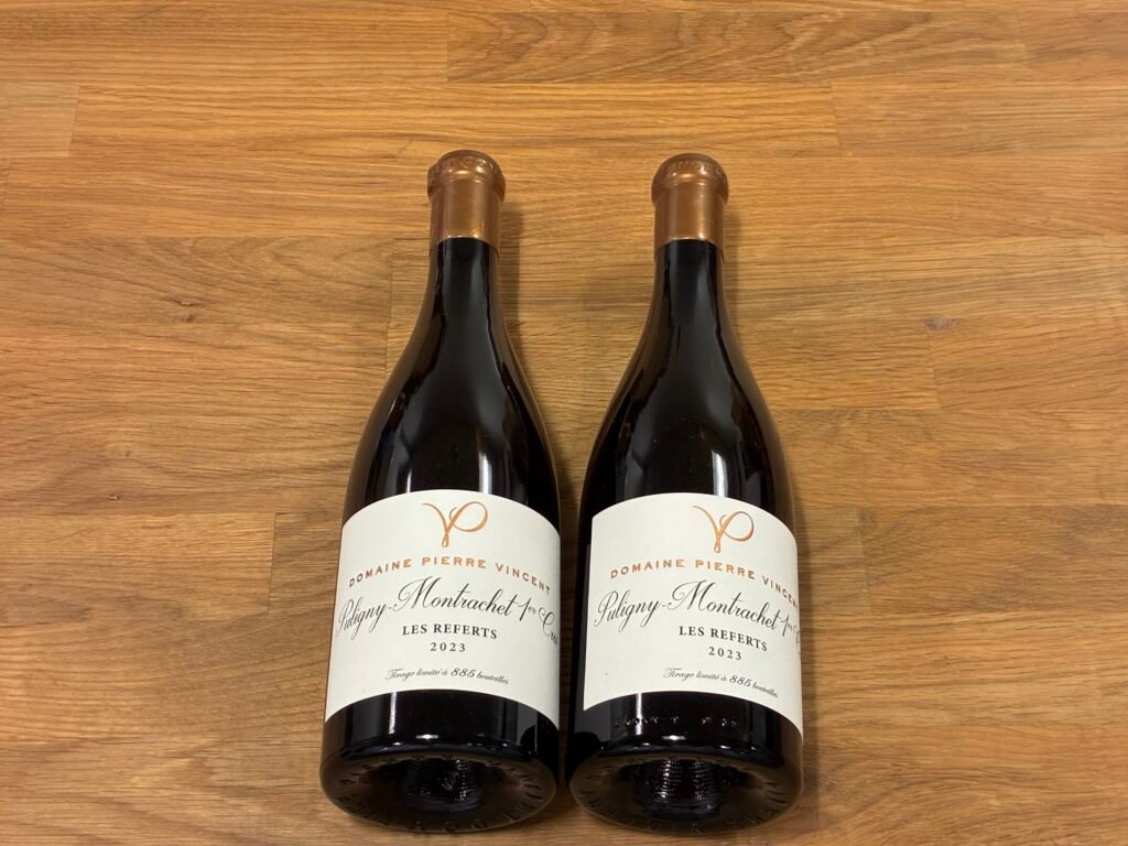 🇨🇭 Domaine Pierre Vincent Puligny-Montrachet Les Referts 2023 – Forwarded to South Korea