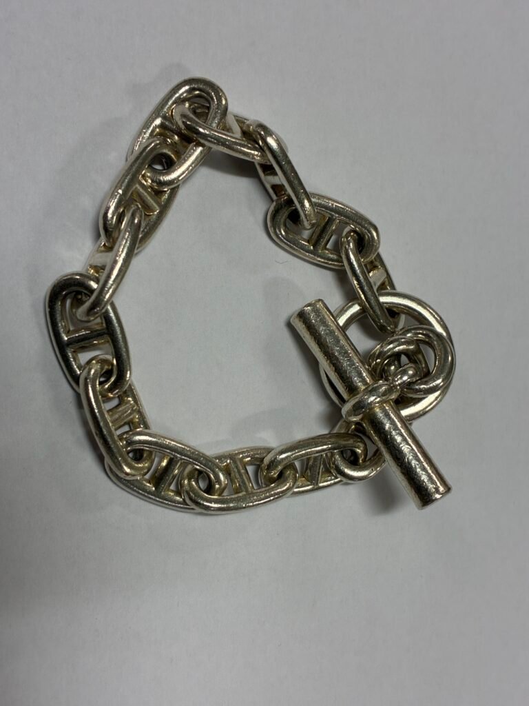 🇨🇭 Hermès Chaîne d’Ancre Vintage Bracelet – Won at Swiss Auction and Forwarded to Japan 9