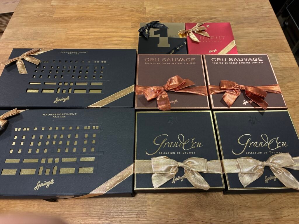 🇨🇭 Sprüngli Swiss Chocolates – Shopped in Switzerland and Forwarded to the USA