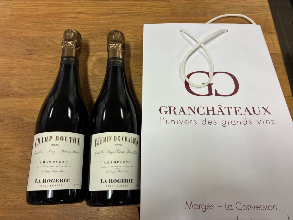 🇨🇭 La Rogerie Champagne – Forwarded from Switzerland to South Korea