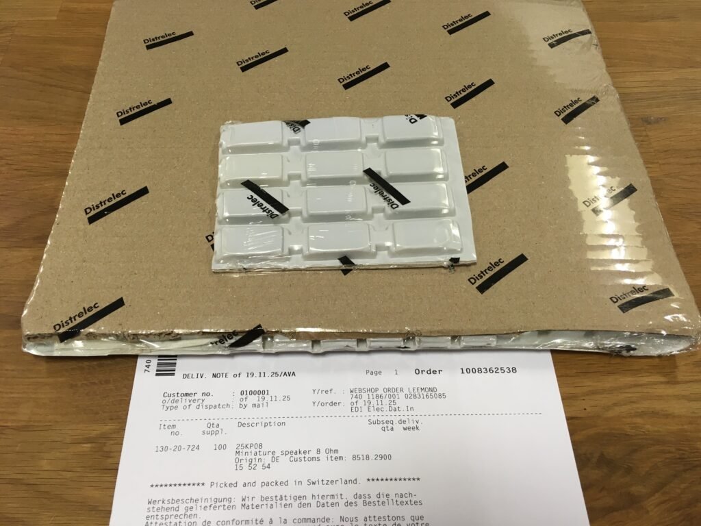 🇨🇭 Miniature Speakers – Swiss Sourcing & International B2B Forwarding to Germany