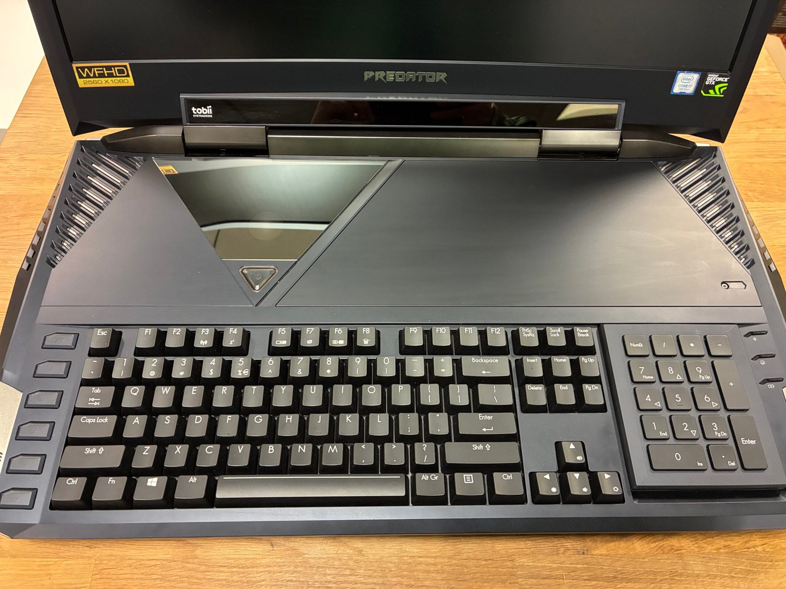 Gaming laptop with unique design