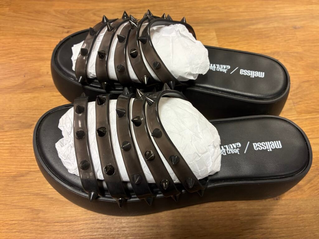 🇨🇭 Melissa Punk Love Becky Platform Mules – Forwarded from Switzerland to Israel