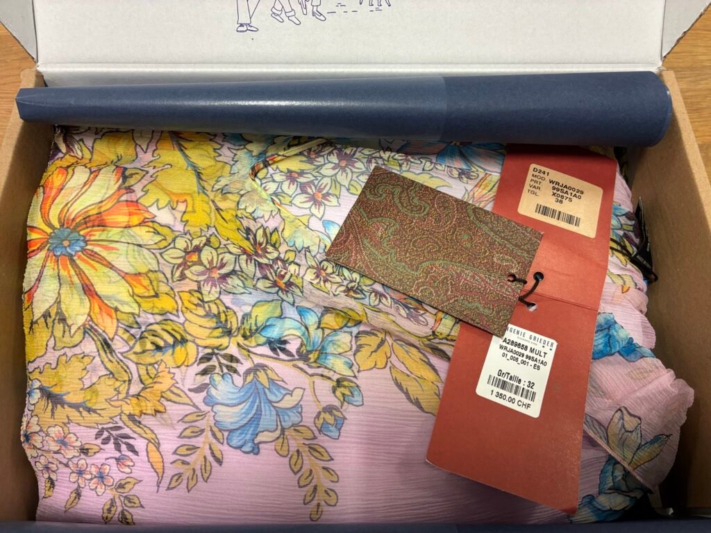 🇨🇭 Etro Silk Blouse Forwarded to Australia 🇦🇺 Swiss Luxury Fashion Delivered Worldwide