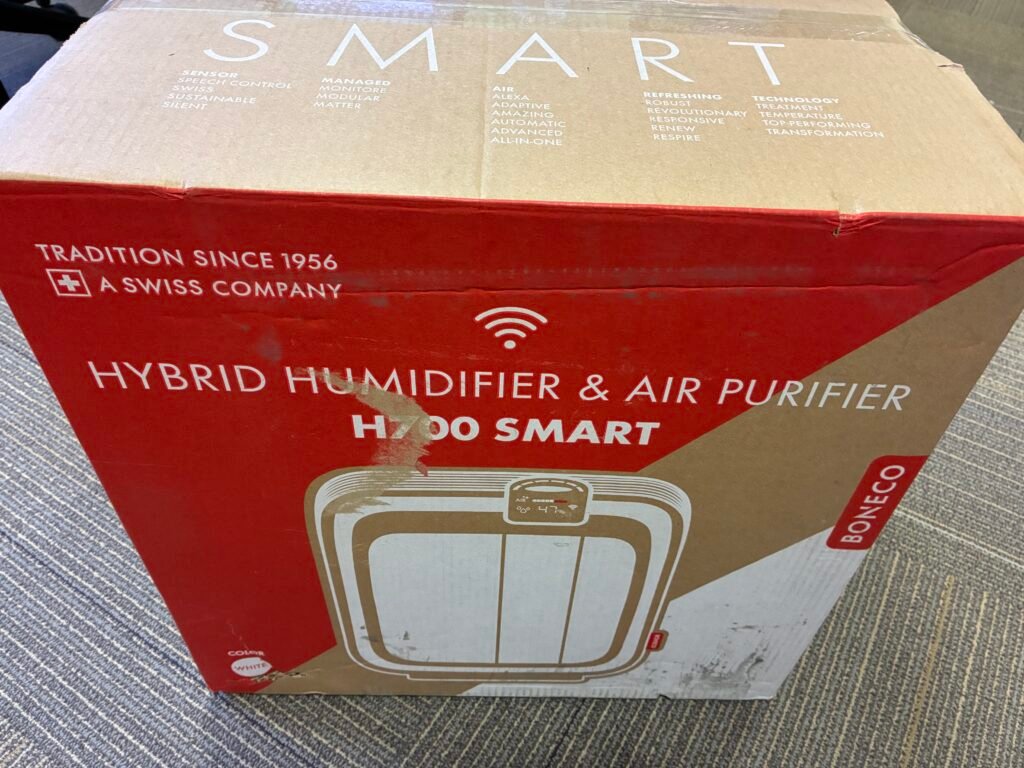 🇨🇭 보네코 H700 스마트 가습기 겸 공기청정기, 미국으로 배송 완료 🇺🇸 스위스 공기 정화 기술, 전 세계 배송 가능