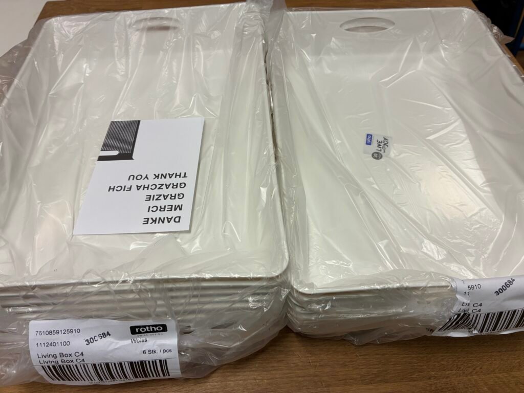 🇨🇭 Rotho Living Box C4 Purchased in Switzerland and Delivered to the USA 🇺🇸