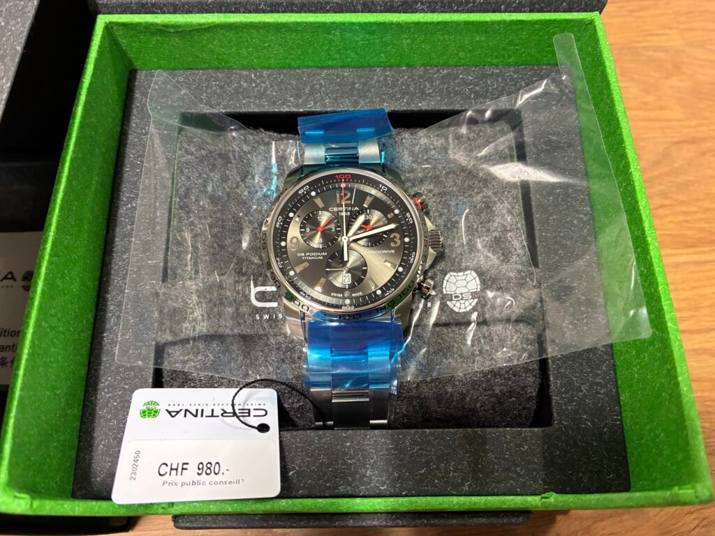🇨🇭 Chronographe Certina DS Podium expédié en Norvège 🇳🇴
