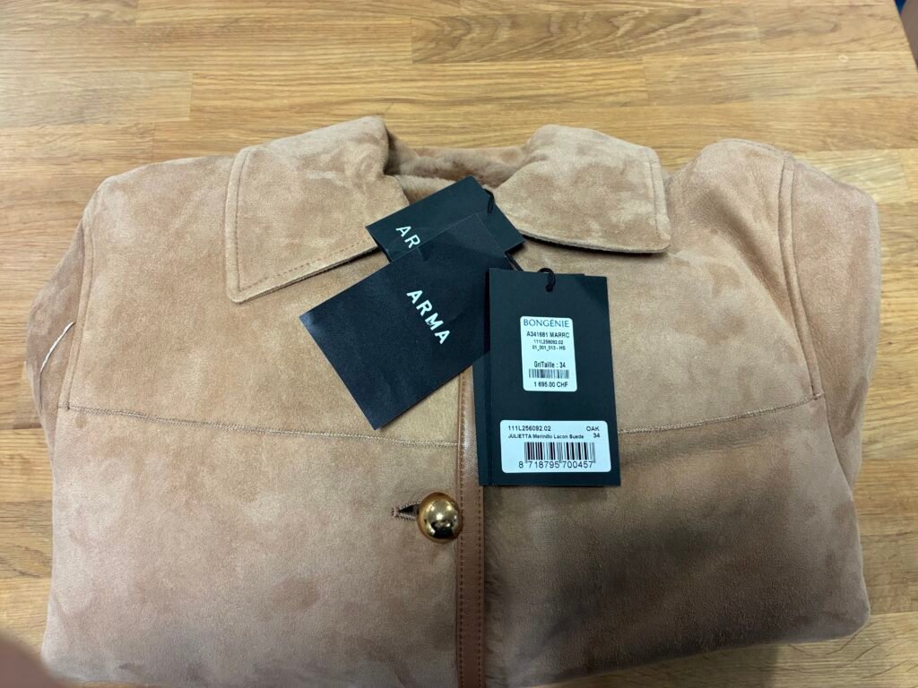 🇨🇭 ARMA Julietta Shearling Coat from Bongénie Outlet Switzerland Delivered to South Korea 🇰🇷