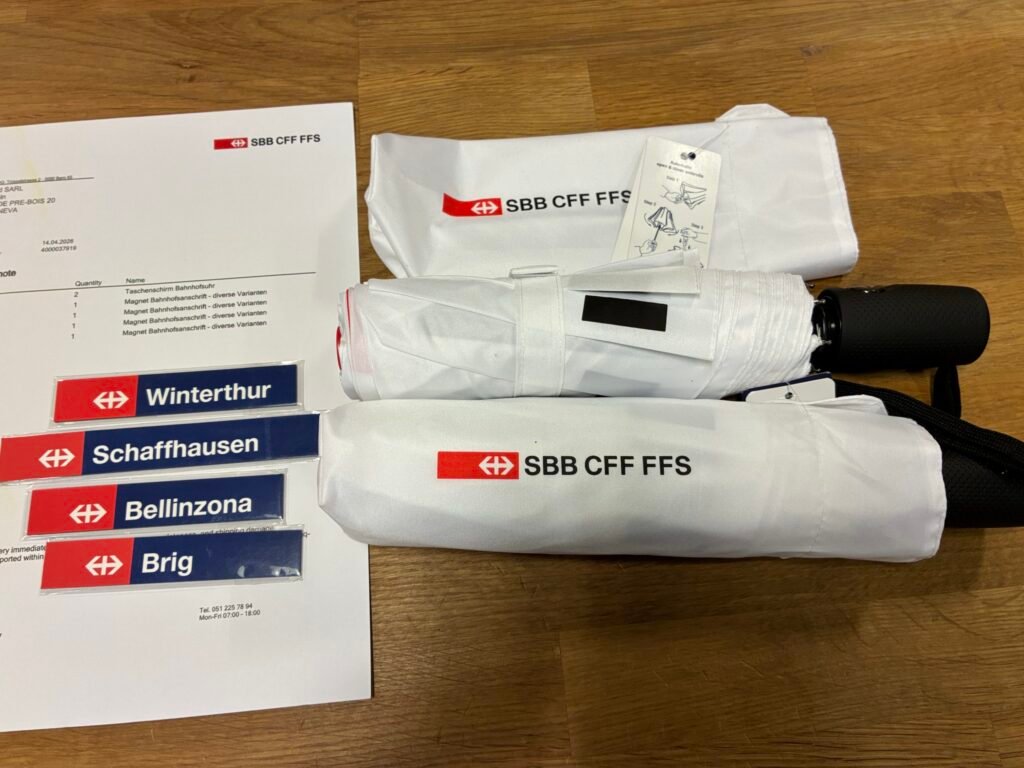 🇨🇭 Swiss Railway (SBB) Official Store Umbrella Delivered to Australia 🇦🇺