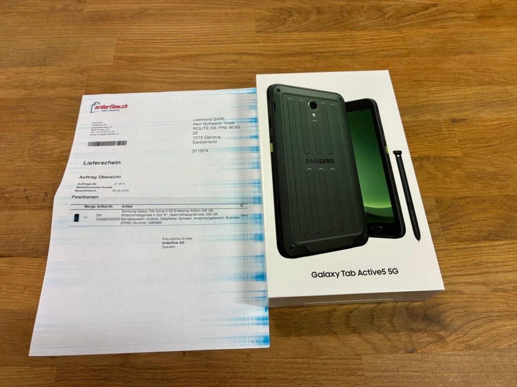 Samsung Galaxy Tab Active5 5G Successfully Forwarded to USA 🇺🇸 📱