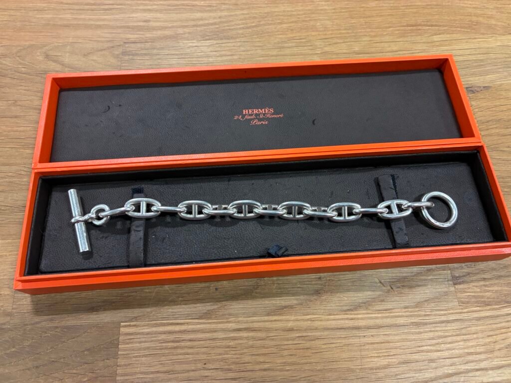 Hermès Chaine d’Ancre GM Silver Bracelet Ricardo.ch Win & Securely Forwarded to Japan 🇯🇵 ✨