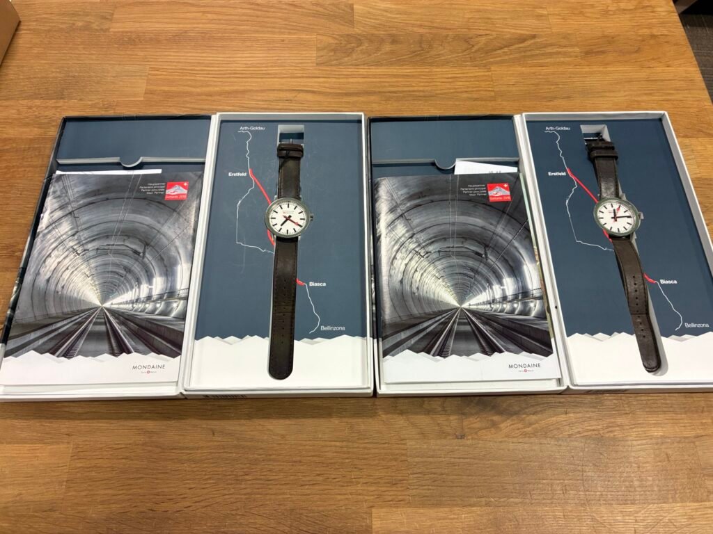 Mondaine Gotthard Limited Edition 2016 Watches Won on Ricardo & Shipped to Brazil 🇧🇷