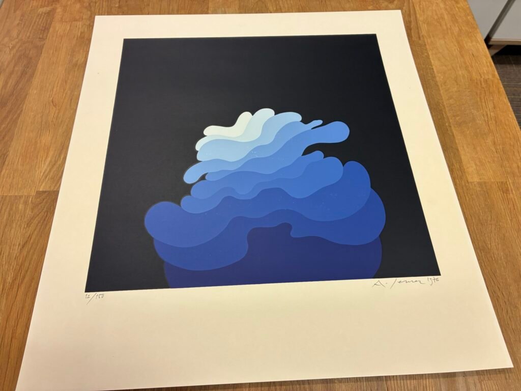 Andrej Jemec Screen Print – Won on Ricardo.ch & Shipped to Slovenia 🇸🇮