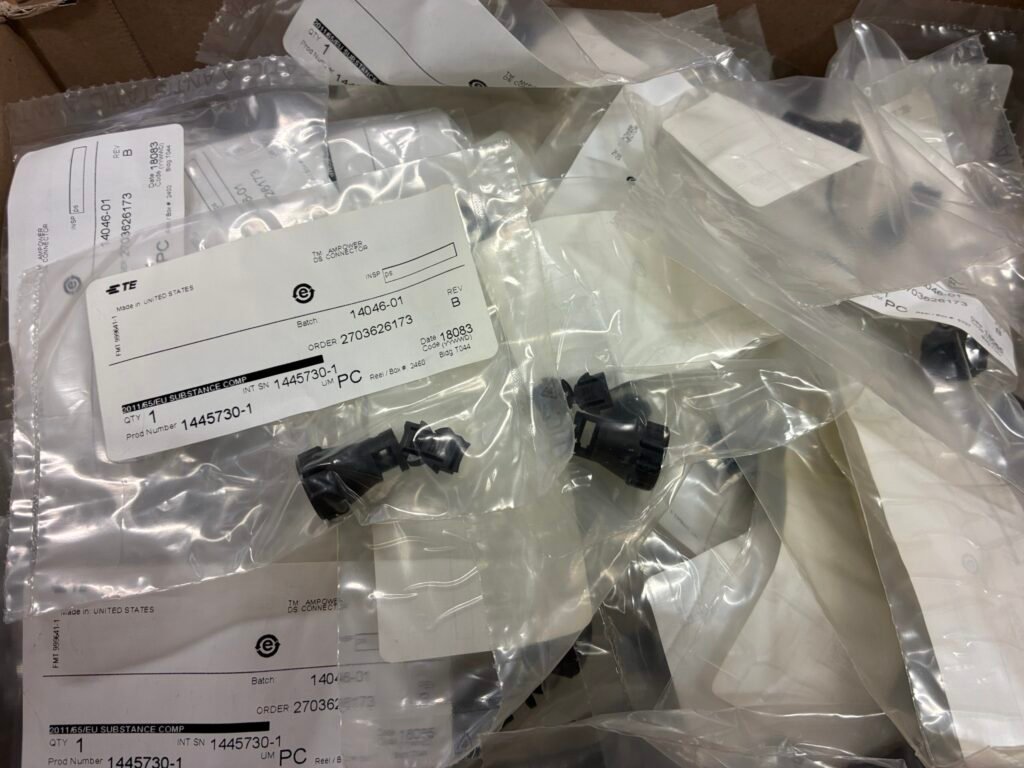 TE Parts from Distrelec – Bought & Shipped to a Company in Bucharest 🇷🇴